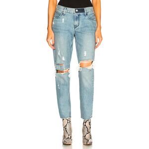 RTA Ryder Distressed Skinny Jeans Light Blue Streetwear Size 26